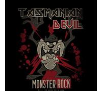 Looney Tunes Tasmanian Devil Monster Rock Men's T-Shirt - Black - XL