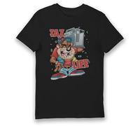 Looney Tunes Taz Life T-Shirt Black-XL