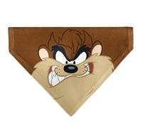 Looney Tunes Taz Tasmanian Devil Face Close Up Brown Slip On Collar Bandana Only
