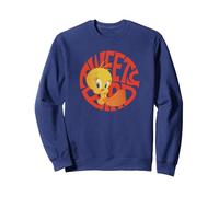 Looney Tunes Tweety Bird Sweatshirt, Adult Unisex, Navy Blue, Large