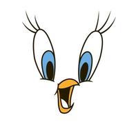Looney Tunes Tweety Face Sweatshirt - White - M - White