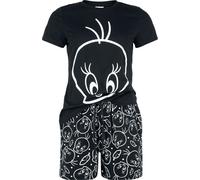 Looney Tunes Tweety Outlines Pyjama black L