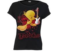 Looney Tunes - Tweety - This Chick Rocks - Boatneck Cap Sleeve Top Black - M