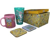 Looney Tunes Vacay Mug, 400ml Glass & 2 Coasters Collectable Gift Box