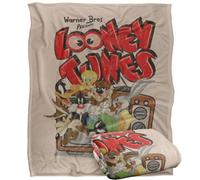 Looney Tunes Warner Bros Presents Group Shot Blanket Multicoloured (One Size)