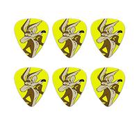 Looney Tunes Wile E Coyote Novelty Guitar Picks Medium Gauge - Set of 6