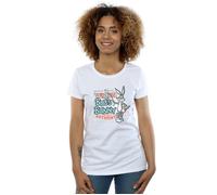Looney Tunes Women's Bugs Bunny Vintage Cotton T-Shirt in White | Size: Large Looney Tunes White L