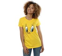 LOONEY TUNES Women's Tweety Pie Face T-Shirt Medium Daisy
