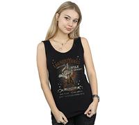 Looney Tunes Women's Wile E Coyote Guitar Vest Black Medium