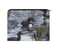 Loons Duck Travel Cosmetic Bags Toiletry Pouch Makeup Purses Organizer Storage Case