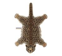 Loony Wool Leopard Print Rug Brown one size