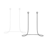 Loop Earplugs Safety Cord,2 Pieces Silicone Magnetic Ear Plug Lanyard Cords Loop Earplugs Cord with Flexible Anti Tug Safety Cable for Travel Sports Daily Use to Prevent Earplug from Falling Out
