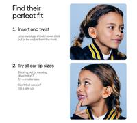 Loop Engage Kids 2 Ear Plugs (6-12yrs) - Reusable Everyday Noise Relief for Kids