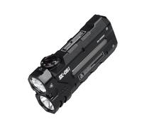 LOOP GEAR SK05 Flat LED Torch with 6000mAh Power Bank, 2850 Lumens, Floodlight, Spotlight & Sidelight, Magnetic Tail, IP68 Waterproof, Super Bright EDC Torch for Camping Hiking Emergency & Survival