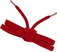 Loop King Shoe Laces- Premium Cement-Textured Sneaker Laces - Perfect for Athletic Individuals (Kids and Adults), Red/Black + Red, 7-10 Eyelets / 140cm / 55"