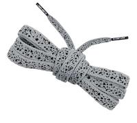 Loop King Shoe Laces- Premium Cement-Textured Sneaker Laces - Perfect for Athletic Individuals (Kids and Adults), Grey + Black, 10+ Eyelets / 150cm / 59"