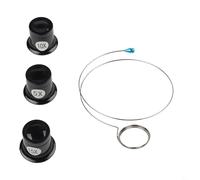 Loop Loupe Set For Precision Work 4 Pc With 5x And 15x Magnification For Watchmakers Jewelers And Technicians Handling Small Parts