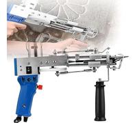 Loop Pile Flocking Machine - 2 in 1 Loop & Cut Pile Electric Knitting Gun for Rug Weaving, Ideal for Professionals and Beginners