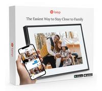 Loop Pro Digital Picture Frame with Wi-Fi Touchscreen 1920x1080 Full HD 10.1-Inch Digital Photo Frame for Home - Text & App Sharing Feature - Easy Use Smart Digital Frame - Smart Home Gift for Family