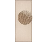 The Rugs Loop Runner Rug Non Slip Polypropylene Easy Care Low Pile In Beige
