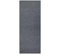 Loop Runner Dark Grey Rug - Non-Slip & Easy-Care - 80X400 cm