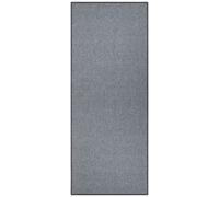 The Rugs Loop Runner Rug Non Slip Polypropylene Easy Care Low Pile In Grey