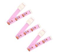 Loop Tourniquet with Buckle, Quick Release Elastic Tourniquet Band, First Aid Strap Belt for Doctors, Nurses, Phlebotomist (3, Pink)