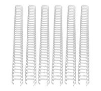 Loop Wire Binding Spine Iron Ring with Nylon Coating 1 2in Diameter 34 3 Pitch 100 Sheets Capacity for Reports Presentations Professional Document