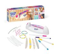 Loopdedoo Colorspin Electric Friendship Bracelet Maker Kit - Make Bracelets in Minutes for Birthdays and Friendship Gifts - Make 15 Bracelets, Design, Markers Included, Ages 6+