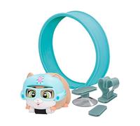 LOOPERS IMC Toys Hammies Brave, Interactive Collectible Vehicle Hamster with Circuit that Runs In and Out of Its Wheel - Toy and Game for Boys and Girls +3 Years Old