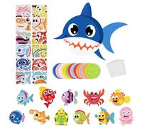 LOOPES Arts and Crafts Kit for Kids Age 3-12,12Pack Sea Animals Paper Plates Toys Art Sets DIY Craft Kits for Toddlers 3-12 Years Old Boys Girls Gifts&Educational Kindergarten Homeschool Supply