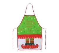 LOOPES Christmas Apron, Adult Kitchen Elf Apron Adjustable Christmas Aprons for Men Women Xmas Party Chef Cooking Restaurant House BBQ Cleaning Gardening Home