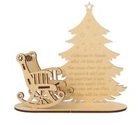 LOOPES Christmas Memorial Ornament,Christmas Tree Remembrance Rocking Chair Decorations Christmas Table Decoration Christmas Candle Holder Xmas Ornaments for The Home Personalised Memorial Gifts