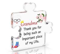 LOOPES Grandma Gifts from Grandchildren,Acrylic Plaque Grandma Presents Grandma Christmas Gifts Grandma Birthday Gifts Mothers Day Gifts for Grandma Grandmother Granny Nana