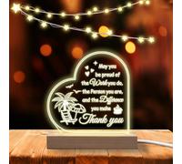 LOOPES Retirement Gifts for Women Men,Acrylic Night Light Retirement Gift Thank You Appreciation Gifts Thank You Presents for Colleagues Friends Teacher Employees Nurses Manager Headteacher