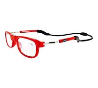 Loopies Magnetic Reading Glasses. Unisex, Adjustable, Foldable, Flexi Neck Loop