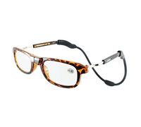 Loopies Magnetic Reading Glasses. Unisex, Adjustable, Foldable, Flexi Neck Loop