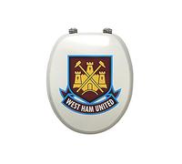 Looprints | West Ham | Toilet seat (Foot Ball) | Bathroom Decor | Home Decor | West Ham Gifts for Men, Gifts for Dad & Grandad, Great Fun for All West Ham United Fans
