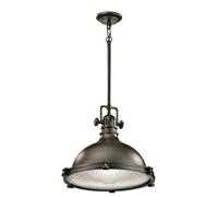 Loops 1 Bulb Ceiling Pendant Light Fitting Olde Bronze LED E27 200W Bulb Loops Multicolor