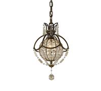 Loops 1 Bulb Ceiling Pendant Light Fitting Oxidized Bronze British Bronze LED E14 60W Loops Multicolor