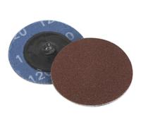 Loops 10 PACK - 50mm Quick Change Mini Sanding Discs - 120 Grit Aluminium Oxide Sheet Loops Multicolor