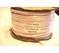 Loops 100m BT Telephone Extender Cable - 3 Pair 6 Way/Core Lead - Multicore/Multiline Wire Reel - Install/Make Phone Extension Slave Line