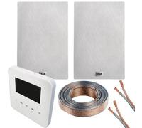 Loops 100W Bluetooth Wall Mounted Amplifier & 2X 140W Slim In Wall Speaker Kit