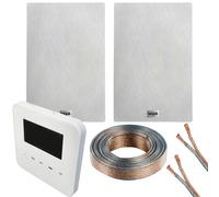 Loops 100W Bluetooth Wall Mounted Amplifier & 2x 140W Slim In Wall Speaker Kit