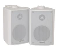 100W WiFi & Bluetooth Wall Mounted Amplifier & 4x 60W White Wall Speakers System