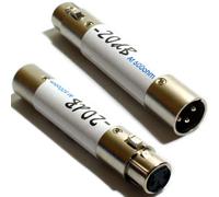 Loops -10db XLR In-Line Balanced Attenuator Adapter - Volume/Noise Reduction Audio Cable Adapter