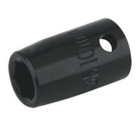 Loops 10mm Forged Impact Socket - 3/8 Inch Sq Drive - Chrome-Vanadium Wrench Socket Loops Multicolor