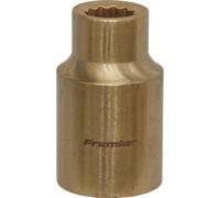 Loops 10mm Non-Sparking WallDrive Socket - 1/2" Square Drive - Beryllium Copper Loops Copper