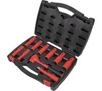 Loops 10pc VDE Insulated Socket & Ratchet Handle Set -1/2" Square Drive 6 Point Metric Loops Multicolor
