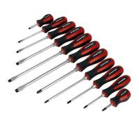 Loops 11 PACK Hammer Through Screwdriver Set - Hardened Steel Hammer Strike Chisel Cap in Metallics Loops Metallics